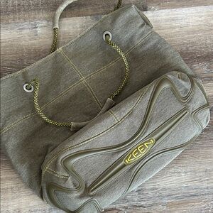 Keen Khaki Green Tote Bag for Women